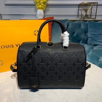 Replica Louis Vuitto Monogram Empreinte Speedy Bandouliere 30 M43503